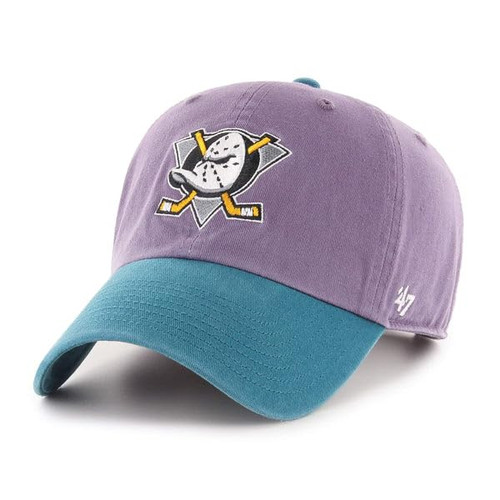 ANAHEIM DUCKS VINTAGE TWO TONE '47 CLEAN UP OSF / IRIS / A