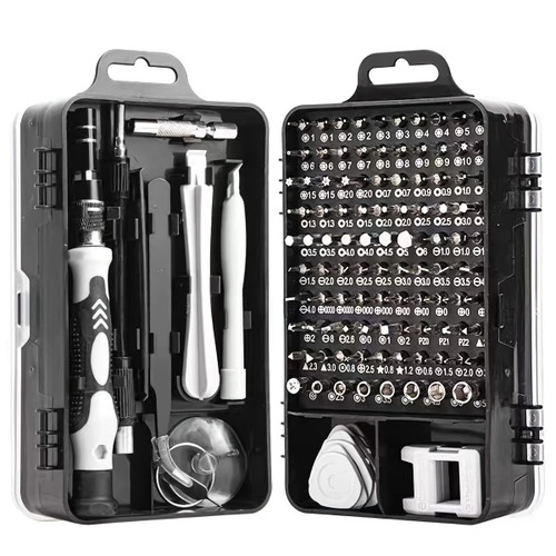 115pcs Car Precision Screwdriver Repair Tool Kit, Multi-Function Electronic Screwdriver Set, Watch Mobile Phone Disassembly Repair Screwdriver Tools