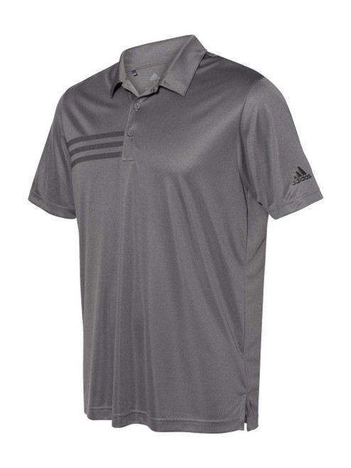 Adidas 3-Stripes Chest Sport Shirt 2XL Grey Five/ Black