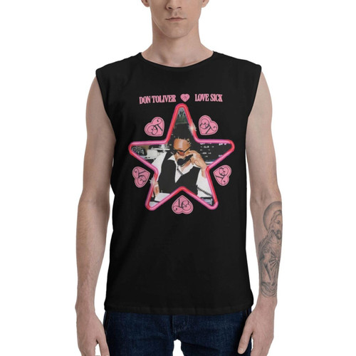 Don Rapper Toliver Singer Sleeveless T Shirt Men's Casual Cotton Tank Top Summer Shirts Crew Neck XX-Large Black Don Rapper Toliver Singer Sleeveless T Shirt Men's Casual Cotton Tank Top Summer Shirts Crew Neck XX-Large Black
