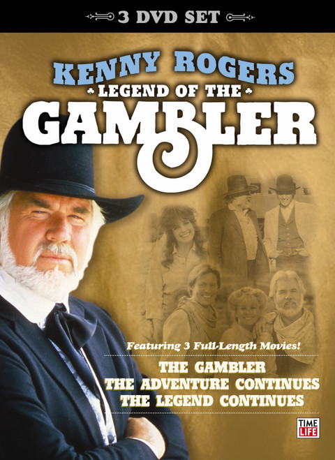 Kenny Rogers: Legend of the Gambler (3 Full-Length Movies: The Gambler, The Adventure Continues, & The Legend Continues) [DVD]