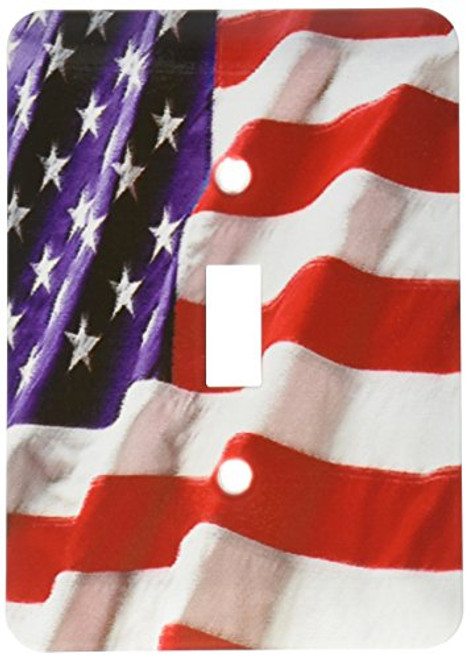 3dRose LLC lsp_12146_1 Textured American Flag, Single Toggle Switch 3dRose LLC lsp_12146_1 Textured American Flag, Single Toggle Switch