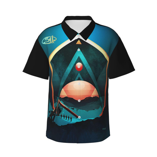 311 Music Band Voyager Hawaiian T Shirt Men's Summer Casual Tee Fashion Short Sleeve Shirts Xx-Large Black