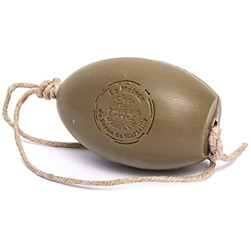 Maison du Savon Savon de Marseille - French Soap On A Rope - Eco Friendly Traditional 70 Olive Oil Soap - Organic Olive Oil - 270g Bar Maison du Savon Savon de Marseille - French Soap On A Rope - Eco Friendly Traditional 70 Olive Oil Soap - Organic Olive Oil - 270g Bar