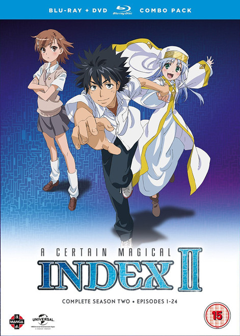 A Certain Magical Index Complete Season 2 Collection (Episodes 1-24) Blu-ray/DVD Combo A Certain Magical Index Complete Season 2 Collection (Episodes 1-24) Blu-ray/DVD Combo