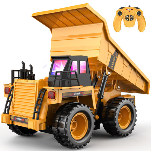 kolegend Remote Control Dump Truck Toy with Lights and Sounds Effect, 9 Channel RC Construction Vehicles Trucks Gift for Kids Boys and Girls 3+ kolegend Remote Control Dump Truck Toy with Lights and Sounds Effect, 9 Channel RC Construction Vehicles Trucks Gift for Kids Boys and Girls 3+