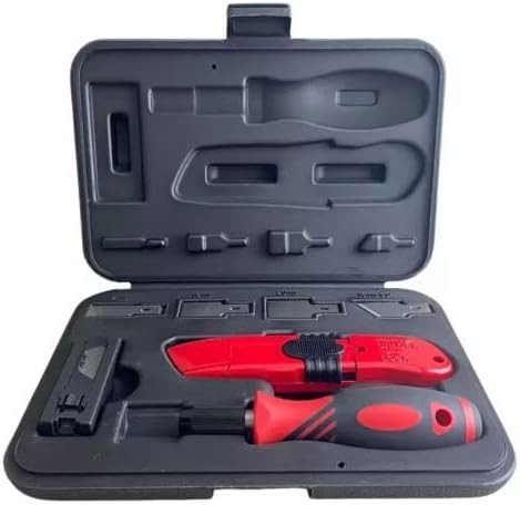 ATILYA Windshield Pinchweld Preparation Kit Auto Glass Urethane Adhesive Trimming/Autoglass Windshield Urethane Scraper Tool and Blades