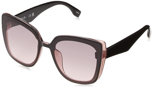 Jessica Simpson Women's J6129 Oversized Cat Eye Sunglasses with UV400 Protection. Glam Gifts for Her, 60.5 mm