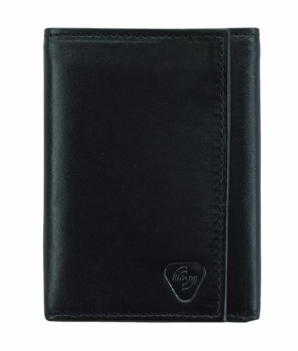 Lewis N. Clark Rfid Leather Tri-Fold Wallet, Black, One Size