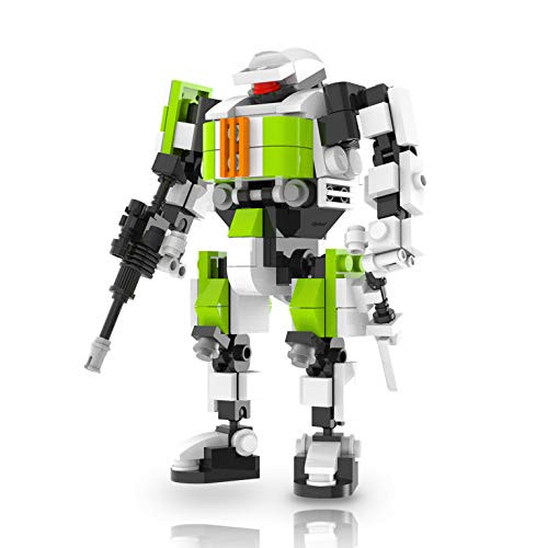 MyBuild Mecha Frame Puma Team 5008 Puma-A5 Sniper Mech Building Toy with Wonderful Articulation Unique Frame System All Bricks Compatible with Other Major Brands (Sniper Mech)