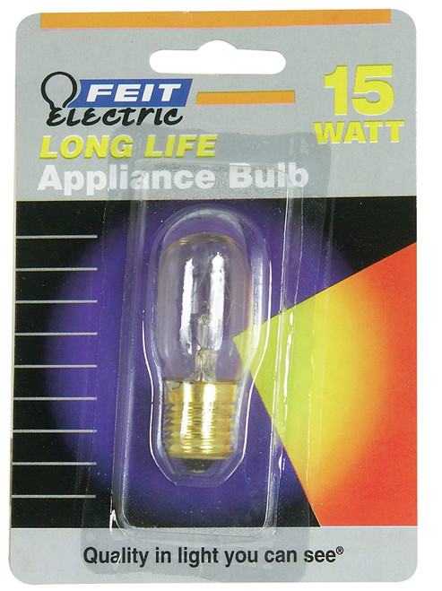 Feit Electric BP15T7N 15-Watt T7 Tubular Appliance Bulb, Clear