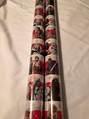 Star Wars Holiday Gift Wrapping Paper - 40 sq ft