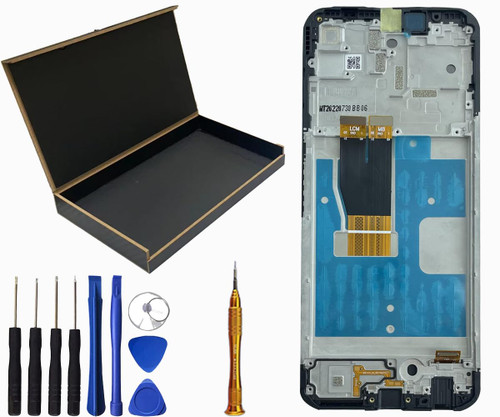 SECRETIGER LCD Screen Display Touch Digitizer Assembly with Frame Replacement for T-Mo Bile REVVL 6 Pro 6.82"