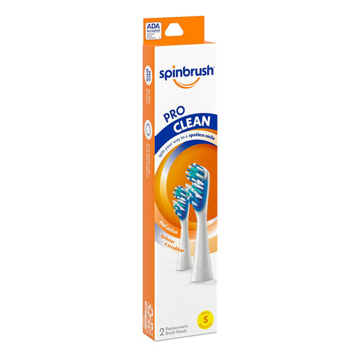Arm & Hammer Spinbrush Pro Series, Clean Electric Toothbrush Replacement Brush Heads Refills, Soft Bristles, 2 Count - 6 Pack. (Includes 12 Replacement Brush Heads Total.)