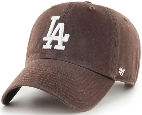 '47 Los Angeles Dodgers Brown Clean Up Adjustable Hat, Adult One Size Fits All '47 Los Angeles Dodgers Brown Clean Up Adjustable Hat, Adult One Size Fits All