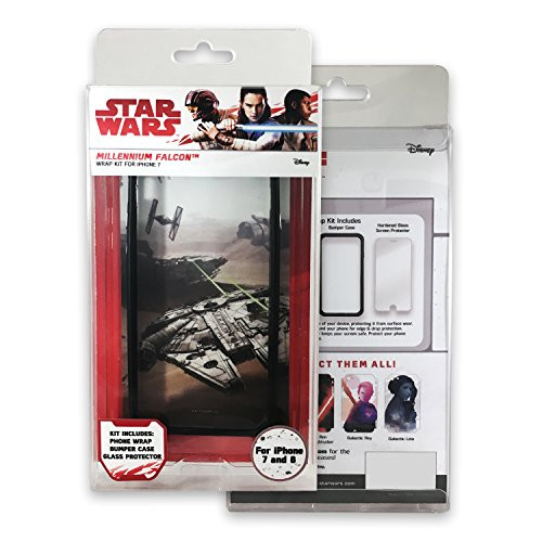 FanWraps Star Wars Millennium Falcon Wrap Kit for iPhone 7 & 8