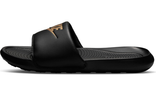 Nike Victori One Mens Comfort Slide Cn9675-003 (Black/Black/Metallic Gold, Numeric_13)