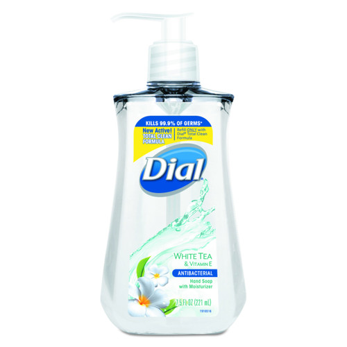 Dial Antibacterial Liquid Hand Soap, White Tea, 7.5 OZ (Pack of 12) Dial Antibacterial Liquid Hand Soap, White Tea, 7.5 OZ (Pack of 12)