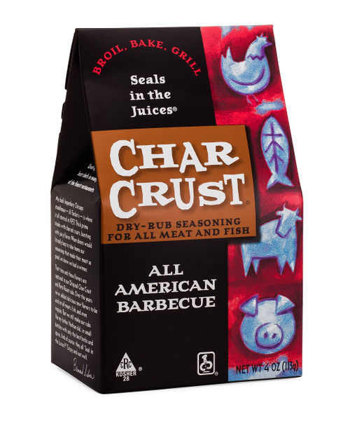 Char Crust Dry-Rub Seasoning, All American BBQ, 4-Ounce (Pack of 6) Char Crust Dry-Rub Seasoning, All American BBQ, 4-Ounce (Pack of 6)