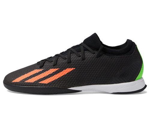 adidas Unisex X Speedportal.3 Indoor Soccer Shoe, Black/Solar Red/Solar Green, 13 US Men