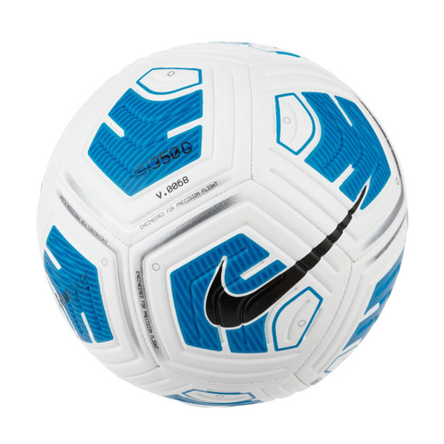 NIKE Unisex's NK Strk Team 350G-SP21 Recreational Soccer Ball, White/Blue/(Black), 5