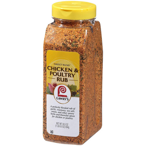 Product of Lawry's Perfect Blend Chicken & Poultry Rub (24.5 oz.)- Pack of 2 - Salt, Spices & Seasoning [Bulk Savings]
