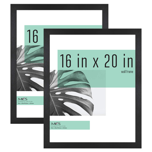MCS Studio Gallery Frame, Black Woodgrain, 16 x 20 in, 2 pk