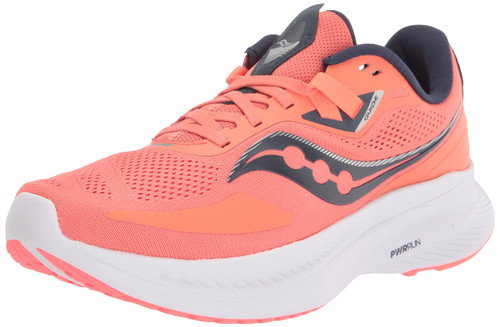 Saucony Women's Guide 15 Running Shoe, Sunstone/Night, 5