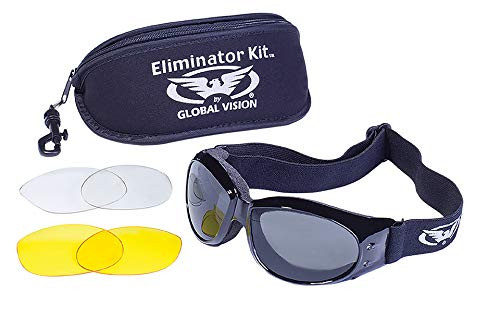 Eliminator Global Vision Kit #2 (3 Lenses - Smoke, Clear & Yellow Tint) Eliminator Global Vision Kit #2 (3 Lenses - Smoke, Clear & Yellow Tint)