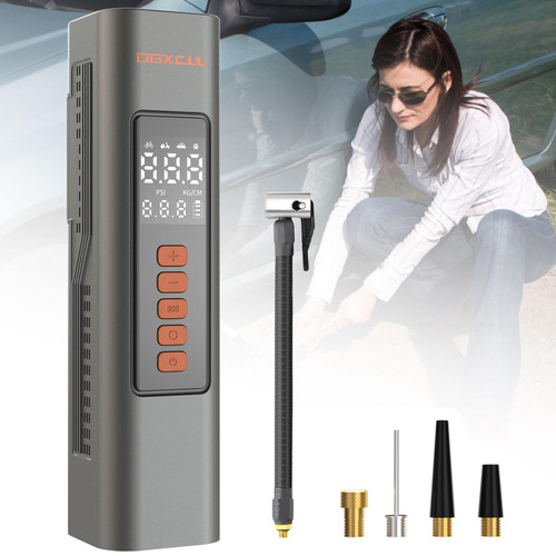 OGXCUU Portable Tire Inflator, 150PSI Air Compressor Portable, 2X Faster Inflation Pump, Cordless Tire Inflator with Pressure Gauge, Rechargeable Air Pump for Car, Motorcycle, Bike, Ball OGXCUU Portable Tire Inflator, 150PSI Air Compressor Portable, 2X Faster Inflation Pump, Cordless Tire Inflator with Pressure Gauge, Rechargeable Air Pump for Car, Motorcycle, Bike, Ball