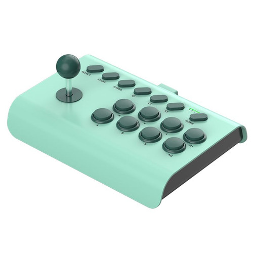 RALAN Arcade Fight Stick, Street Fighter Arcade Game Fighting Joystick with Turbo & Macro Functions Compatible with PS3/PS4/ Nintendo Switch/PC Windows(Green)