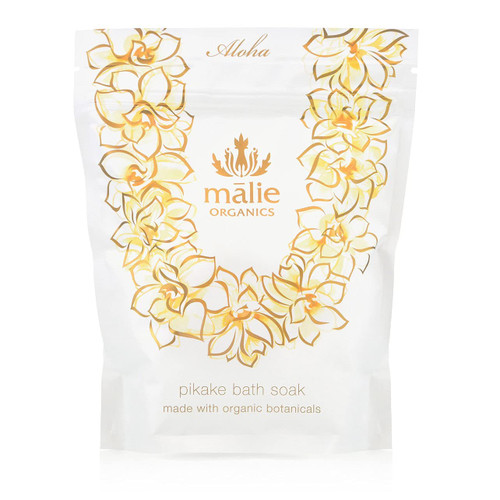 Malie Organics Pikake Therapeutic at Home Bath Soak, Pikake, 20 oz.