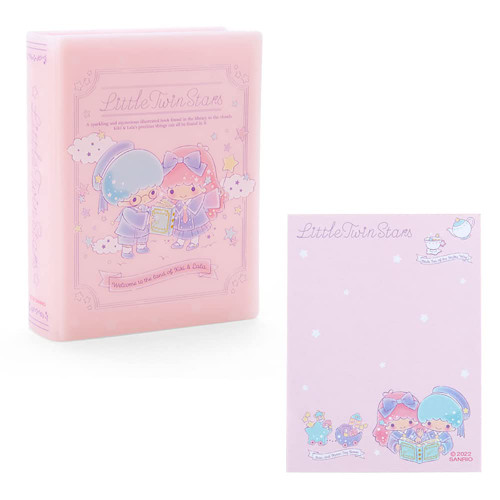 Sanrio 800902 Little Twin Stars Memo with Case (Illustration Design)