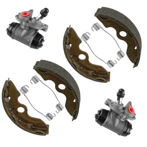 Caltric Front Wheel Brake Cylinder with Shoes Compatible with Honda Recon 250 TRX250TE 2002-2009 2011-2023