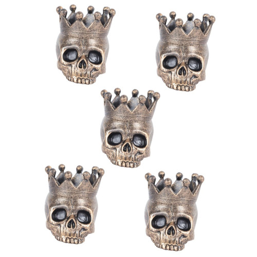 NOLITOY 5 Pcs Candlestick Skull Candle Black Stand Halloween Ornaments Votive Candle Holder Resin Skeleton Candle Holder Skull Tea Light Holder Home Candle Holder Candle Stand Ornament