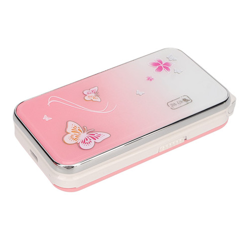 2G Unlocked Flip Phone, 2.4 inch HD Display Factory Unlocked Smartphone, Support 16GB, Large Keys and Key LED Light, SOS Alarm Flashlight, Cell Phone for Senior Kids Backup (US Plug)