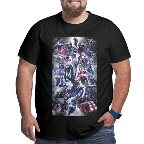 Anime Kamen Rider Big Size T Shirt Mens Summer Casual Tee Round Neckline Short Sleeve T-Shirts X-Large Black Anime Kamen Rider Big Size T Shirt Mens Summer Casual Tee Round Neckline Short Sleeve T-Shirts X-Large Black
