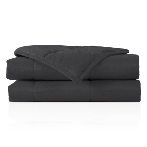 Joyching Weighted Blanket for Adults 20 Pounds Cooling Soft Heavy Comforter with Premium Glass Beads 60X80in-Black