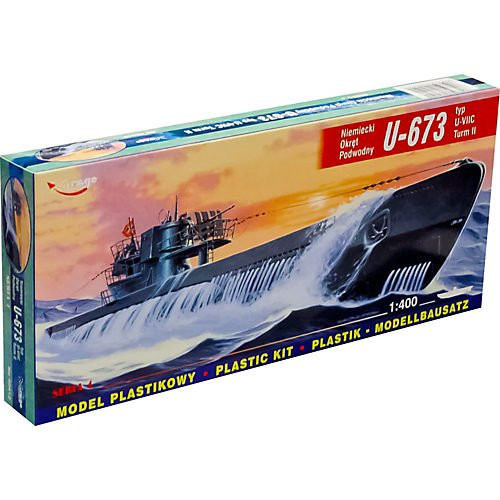 1/400 U-673 VIIC/T2 German Submarine