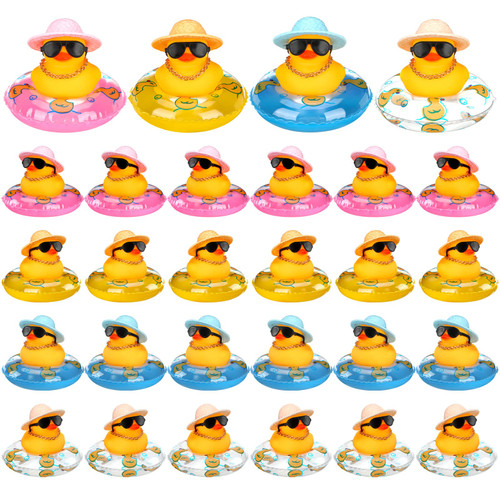 Mini Rubber Ducks Summer Beach Funny Rubber Ducky Bathtub Shower Ducks Toys for Baby Shower Swimming Pool Toys (48 Pcs) Mini Rubber Ducks Summer Beach Funny Rubber Ducky Bathtub Shower Ducks Toys for Baby Shower Swimming Pool Toys (48 Pcs)