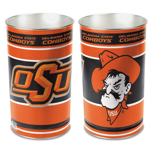 Wincraft Oklahoma State Cowboys Metal Wastebasket