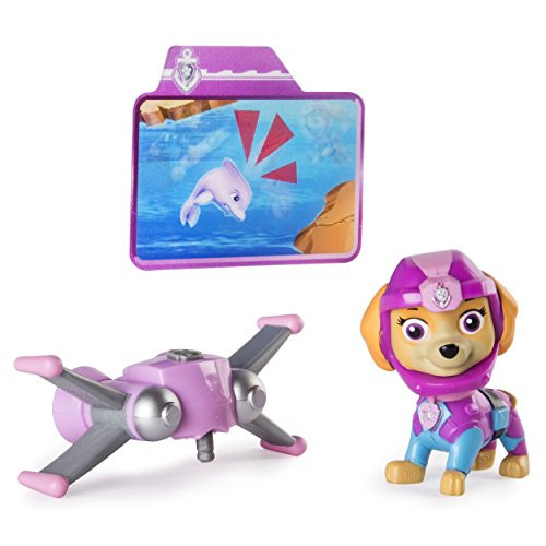 Paw Patrol Sea Patrol Light Up Skye Figure with Pup Pack and Mission Card Paw Patrol Sea Patrol Light Up Skye Figure with Pup Pack and Mission Card