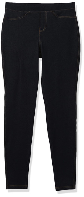 Ruby Rd. Women's Petite Pull-on Extra Stretch Denim Jean, Black, 4P