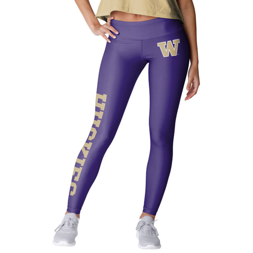 FOCO Washington Huskies NCAA Womens Solid Big Wordmark Leggings