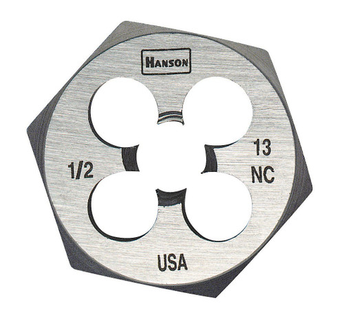 Hanson 6544 1/2'-13Nc 1' Hex Die for Tap Die Extraction
