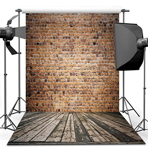 Dudaacvt 5x7 ft Vinyl Retro Brick Wall & Wood Floor Backdrop Background For Studio Props Photo Backdrop Vintage Photography Backdrop MQ0020507 Dudaacvt 5x7 ft Vinyl Retro Brick Wall & Wood Floor Backdrop Background For Studio Props Photo Backdrop Vintage Photography Backdrop MQ0020507