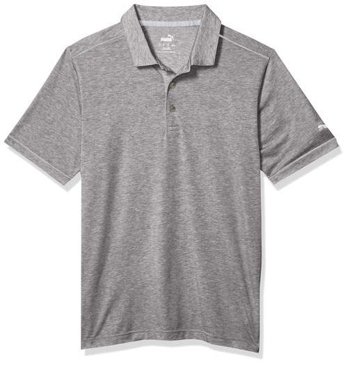 PUMA GOLF 2020 Men's Rancho Polo, Black Heather, Double x Large