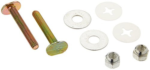 EZ-FLO 40044 Closet Bolt Set Brass Plated Bolts