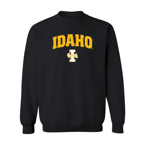 UGP Campus Apparel AW03 - Idaho Vandals Arch Logo Crewneck Sweatshirt - 3X-Large - Black