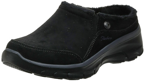 Skechers Women's Easy Going-Latte Mule, Black, 11 M US